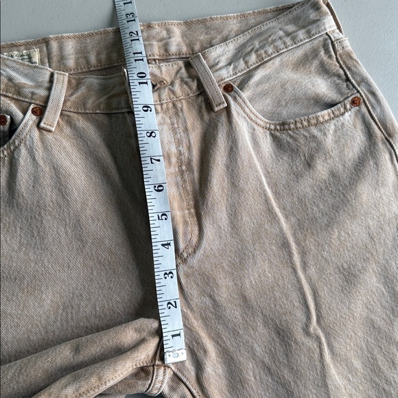 Levi's Fresh 501 90's Jeans Beige Acid Wash - Picture 13 of 16